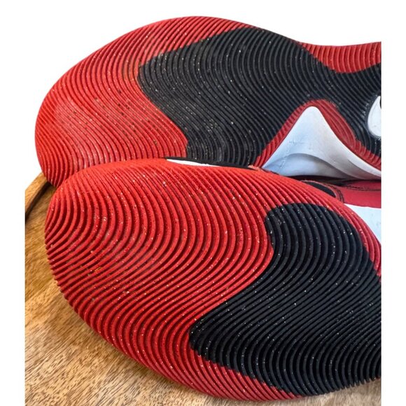 Size 13 Nike Fly By Mid 2 Mens Size 13 Black Red Basketball Shoes Sneakers .LOGO - Picture 9 of 16